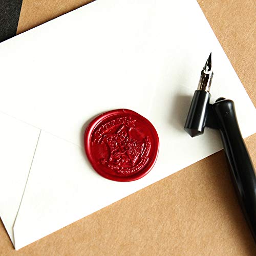 Uniqooo Arts   Crafts       Sello de Juego de Hogwarts de madera de rosal