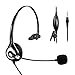 Produktbild Arama Handy-Headset mit Noise Cancelling Mikrofon und verstellbarem Fit Stirnband für iPhone Samsung LG HTC Blackberry Huawei ZTE Handy und Smartphones mit 3,5 mm Klinke (A600MP)