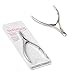 Fashion gallery 2 pcs Nail Clipper Cuticle Nipper Cutter Stainless Steel Pedicure Manicure Scissor Nail Tool For Trim Dead Skin Cuticle