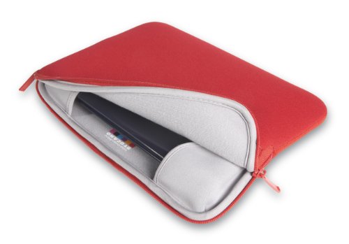 Tucano Second Skin Colore Neopren-H  lle f  r Netbooks und Sub-Notebooks 25 4-27 9 cm  10-11 Zoll   rot