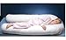Comfort U Total Body PILLOW COVER/ ONLY CASE 100% COTTON- WHITE