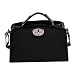 Just Women Jet Black Faux Leather Box Satchel RS.1625.00