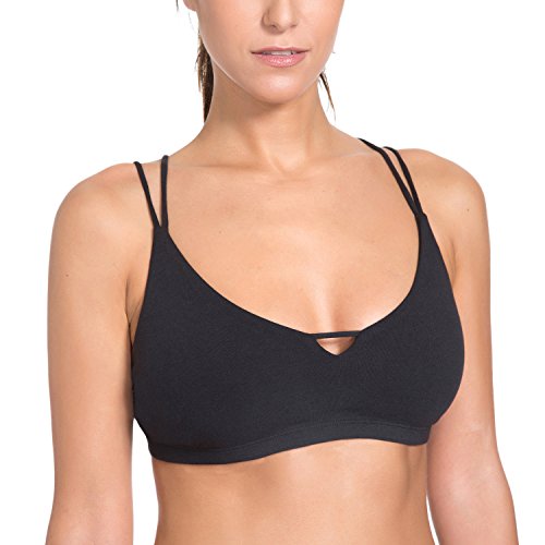 CRZ YOGA Damen Yoga Sports BH - ohne Einlagen ohne Bügel Strappy BH