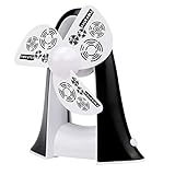  RYTEJFES Ventilador USB Recargable Silenciosa Mini Ventilador Enfriador de Aire circulador de Aire Ventilador de Mesa Pequeño Portátil Personal Flexible para Mesa Escritorio Viajar Casa