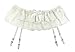 Produktbild Damen Strapsgürtel mit 4 Strapsbändern Gr. 34-38 0807 (Weiss)
