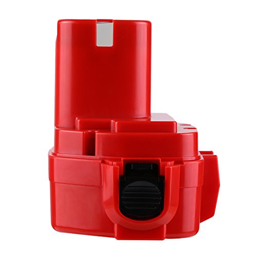 Odec Werkzeugakku 12V 3000mAh, Ni-MH Akku für Makita 1220 1222 1233 1234 1235 192598-2 192681-5 193981-6 638347-8 638347-8-2 - 2