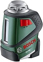 Bosch DIY Linienlaser PLL 360, Stativ, Halterung, 4x AA-Batterien, Schutzasche (Arbeitsbereich 20 m, Messgenauigkeit &plusmn; 0,4 mm/m)