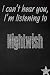 Produktbild I can't hear you, I'm listening to Nightwish creative writing lined journal: Promoting band fandom and music creativity through journaling...one day at a time (Bands series, Band 514)