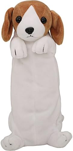 Pencil Case Plush Cute Zipper Storage Bag Stationery Pouch for Pens Coin Makeup Pens Gadgets for Teen Girls Boys Students(Labrador)