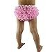 Wennikids Baby Girls Newborn Chiffon Bloomers,Diaper Cover,Ruffles Bloomers Medium Red