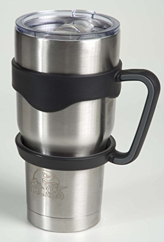 Der perfekte Trinkbecher mit TOP Isolierung und 800 ml Inhalt - DER FALKES Premium 1 – mit Henkel