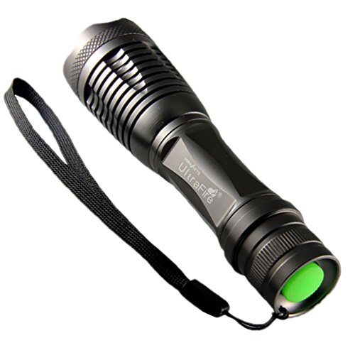 Zoom Wiederaufladbar High Power LED Torch Flashlight 18650 Gold AAA Battery 5 Modus CREE XML T6 LED Flashlight - 3