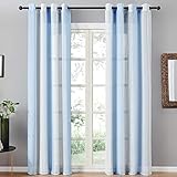 PERFEKTE GRÖSSE: Jeder Vorhang misst 140cm x 160cm. Die zwei Stücke erreichen eine kombinierte Breite von 280cm, genug, um jedes Fenster zu bedecken.