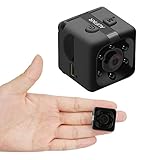 Digitale Videos in High Definition, 1080p: Digitaler Camcorder Ultra kompakt, mit Auflösungen bis 1080p und 720p. Das bedeutet, dass es möglich ist Aufnahmen von hoher Qualität und Video in High Definition auch bei schwachem Licht; kompaktes Design und quadratisch, Maße 2,3 cm x 2,3 cm x 2,3 cm. Perfekt für als Sport-Armaturenbrett-Kamera, digitaler Camcorder oder Baby Monitor verwendet werden.