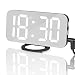 Produktbild Inwee Wecker Digital, LED Wecker Große Ziffern Uhr 6,5 '' Display, 3 Helligkeitsstufen mit Dimmer, Dual-USB-Ladeports, 12/24 Stunden, Spiegelfläche, große Snooze-Taste für Kinder und Reisezeit