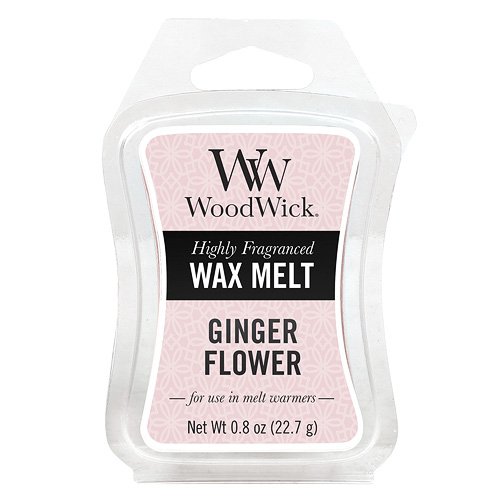 WoodWick 57064 Ingwer Blume Duftwachs zum schmelzen, Plastik, rosa, 5,7 x 7,3 x 2 cm