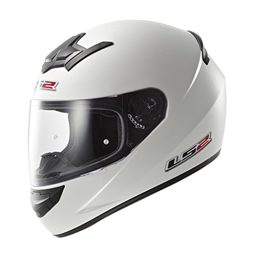 LS2 103521002XL FF352 Casco Rookie Solid, Color Blanco, Tamaño XL