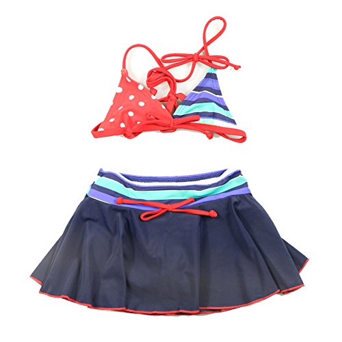 Traje de baño bikini lindo super lindo de dos a seis años de dos piezas.