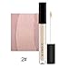 Liquid Concealer, O.TWO.O Long-Lasting Lightweight High Coverage Concealer Stick Shimmer Face Glow Highlighter Cream Freckle Black Eye Cover Lip Base(2#)