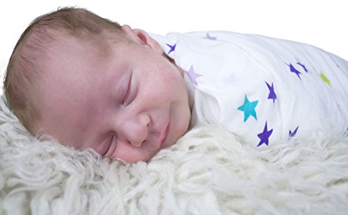 Luxus Spuck- & Pucktuch in hochwertiger Geschenkbox. Mit gratis E-Book. 100 % kuschelweiche Bambusviskose, 120 x 120 cm. Perfekt für den Sommer. Sehr beliebtes Geschenk zur Geburt! - 3