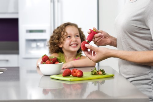 Boon Pluck Fruit Stem Remover – Red/Green - 3