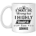 Produktbild Our name is Mud mugs For kids - I May Be Wrong But I Highly Doubt It. I am JANNIE - Cute Coffee Tea Mugs For Husband, girlfriend On Special Event - White Ceramic 11 Oz
