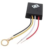  Ils - 220V AC 3 sensores Touch Control Camino regulador de Intensidad de Piezas de luz de la Lámpara de Escritorio
