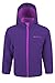 Mountain Warehouse Exodus Kinder wasserabweisende Softshelljacke Mantel Übergangsjacke Regenjacke mit Kapuze viele Farben warm winddicht atmungsaktiv outdoor unisex Jungen Mädchen Violett 128