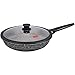 Produktbild LZK Maifan Stein Flachen Boden Pfanne Induktion Herd Gas anwenden Melaleuca Steak Spiegelei Pfannkuchen Haushalt Nonstick,Dunkelgrau,1