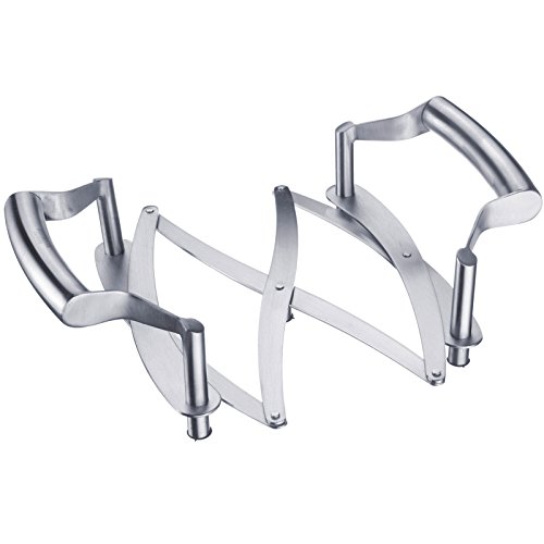 Westmark Ausziehbarer Topf-Untersetzer, 18 – 42 cm, Rostfreier Edelstahl, Flexi, Silber, 16412260 - 2