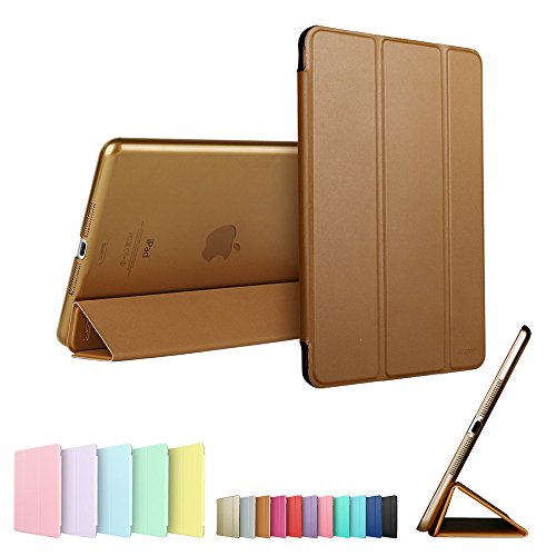 iPad Mini Hülle, ESR® Yippee Series Auto Aufwachen / Schlaf Funktion PU Ledertasche mit Durchschaubar Rückseite Abdeckung Schutzhülle für iPad mini 3/2/1 (Braun) - 8
