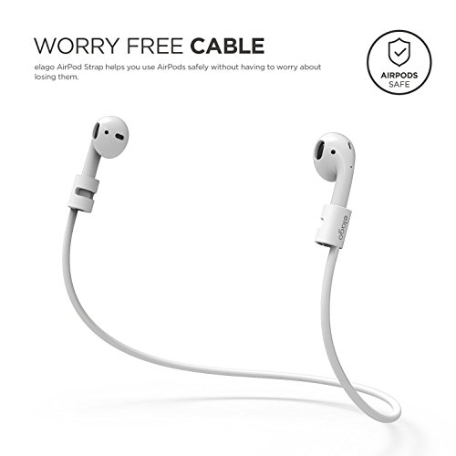 elago ESTR-Ap-WH Correa Auricular aud  fono Accesorio - Accesorio para Auriculares  Correa  Apple  Blanco  Airpods  450 mm  4 g 