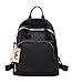 Produktbild PB-SOAR Unisex Nylon Wasserdichter Rucksack Daypack Schulranzen Handtasche Schultertasche Sporttasche, Schwarz, 30 x 33 x 14cm (B x H x T)