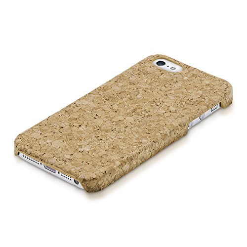 kwmobile Funda para Apple iPhone SE   5   5S - Carcasa Protectora de  Corcho  para tel  fono m  vil - Cover  Trasero  r  gido y Resistente