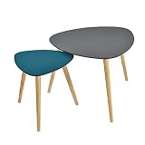 Set compuesto por 2 mesas de centro con un diseño original y elegante y que destaca por su calidad y funcionalidad