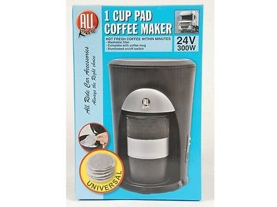 CAFETIERE A DOSETTE 24V POUR CAMION ROUTIER BRACHEMENT ALLUME CIGARE