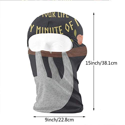 Balaclava-Catoon-Sloth-Love-Life-Full-Face-Masks-Ski-Sports-Cap-Motorcycle-Neck-Hood-Cycling-New6