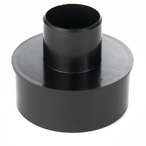 Absaug Maschinenanschluss - 100 auf 50 mm Reduzierstück