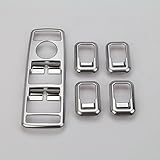 Material: aus ABS. 5 St. Chrom-Zierteile für Innenraum (Tür, Fenster, Schalter) geeignet für Klasse W204 10-14 B-Klasse 12-15 A Class 13-14 ABS.