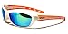 Produktbild X-Loop Sonnenbrillen Sport - Radfahren - Skifahren - Tennis - Running - Motorrad - Fashion / Cobalt Orange