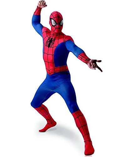 MARVEL ~ Spider-Man - adulto del vestido de lujo del traje de licencia Con separada Redecilla Nuevo 2015 Tamaño X-Large (Pecho 42-46