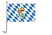 Produktbild Autoflagge Bayern mit Wappen 30 x 40 cm