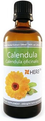Calendula ( Marigold ) Herbal Tincture 100 ml by HERB TM