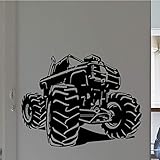 Amplia gama de aplicaciones Divertido Monster Trucks Pvc Tatuajes de Pared Decoración Para El Hogar Para Niños Decoración de la Habitación Diy Pvc Accesorios de Decoración Del Hogar L 43 cm X 61 cm