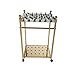 Produktbild HPLL Schirmständer Aus Metall Hotel Lobby Schirmständer Edelstahl Titan Schirmschaufel Standschirmständer 18 Kopf Schirmständer Gold (56x50x90cm) (Farbe : Gold, größe : 56x50x90cm)