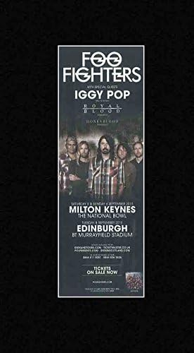 FOO FIGHTERS - 2015 Sonic Highways UK Tour Mini Poster - 28x10cm