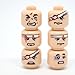 Produktbild HOB Wounded Heads light flesh 6-pack für Deine Lego® Minifiguren printed by Hall of Bricks (light flesh)