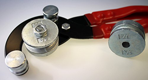 Marapon l spezielles Rohrbiegegerät l Rohrbiegezange 4-Loch Zange 4-6-8-10 mm l Rohrbieger - 7