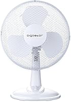 Aigostar - Ventilatore da tavolo， silensioso， 2/3 impostazioni di velocità， 20/40 Watt， 9/12 pollici，Oscillazione di 80 gradi. Design esclusivo