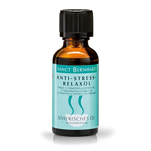 Anti-Stress-Relaxöl mit Lavendel, Melisse, Orange, Geranium 30 ml